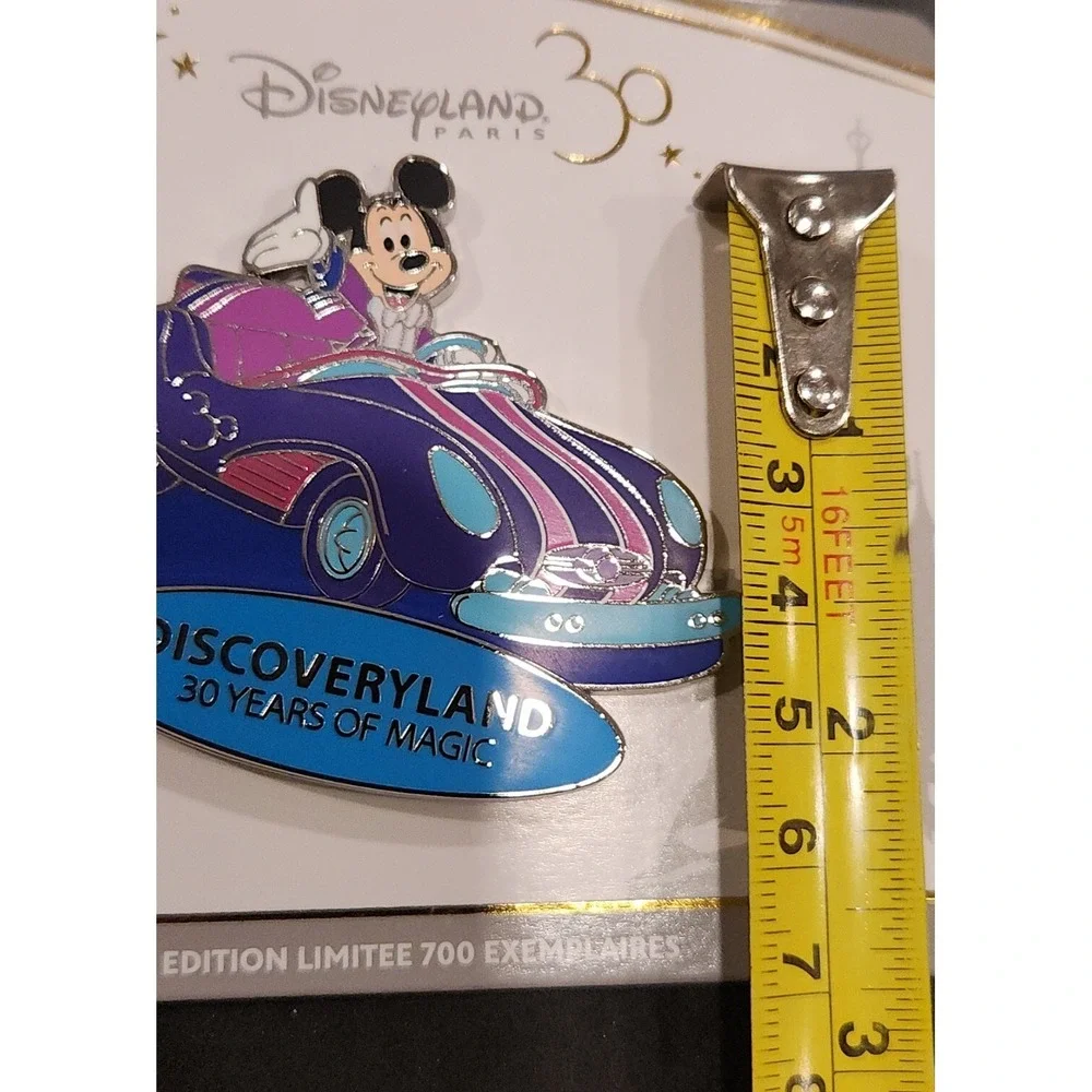 Disneyland Paris 30th Anniversary Mickey Discoveryland Pin Autopia Car LE 700